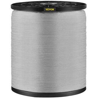 VEVOR 6000Lbs Polyester Pull Tape, 528\' x 1\" Flat Tape for Wire & Cable Conduit Work Variable Functions, Flat Rope for Pulling/Loading/Packing in Any Weather CONDITON