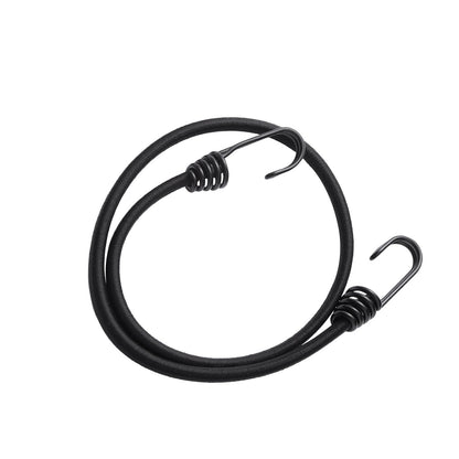 VEVOR 12 Pcs Bungee Cords with Hooks 32 In Heavy Duty Bungee Straps 8 mm Black