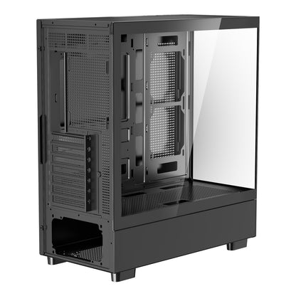 VEVOR Mid-Tower ATX PC Gaming Case Computer Case with 6 x 120 mm PWM ARGB Fans