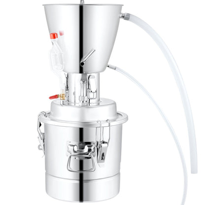 VEVOR 10L Alcohol Distiller Machine Brewing Equipment DIY Whiskey Home Still