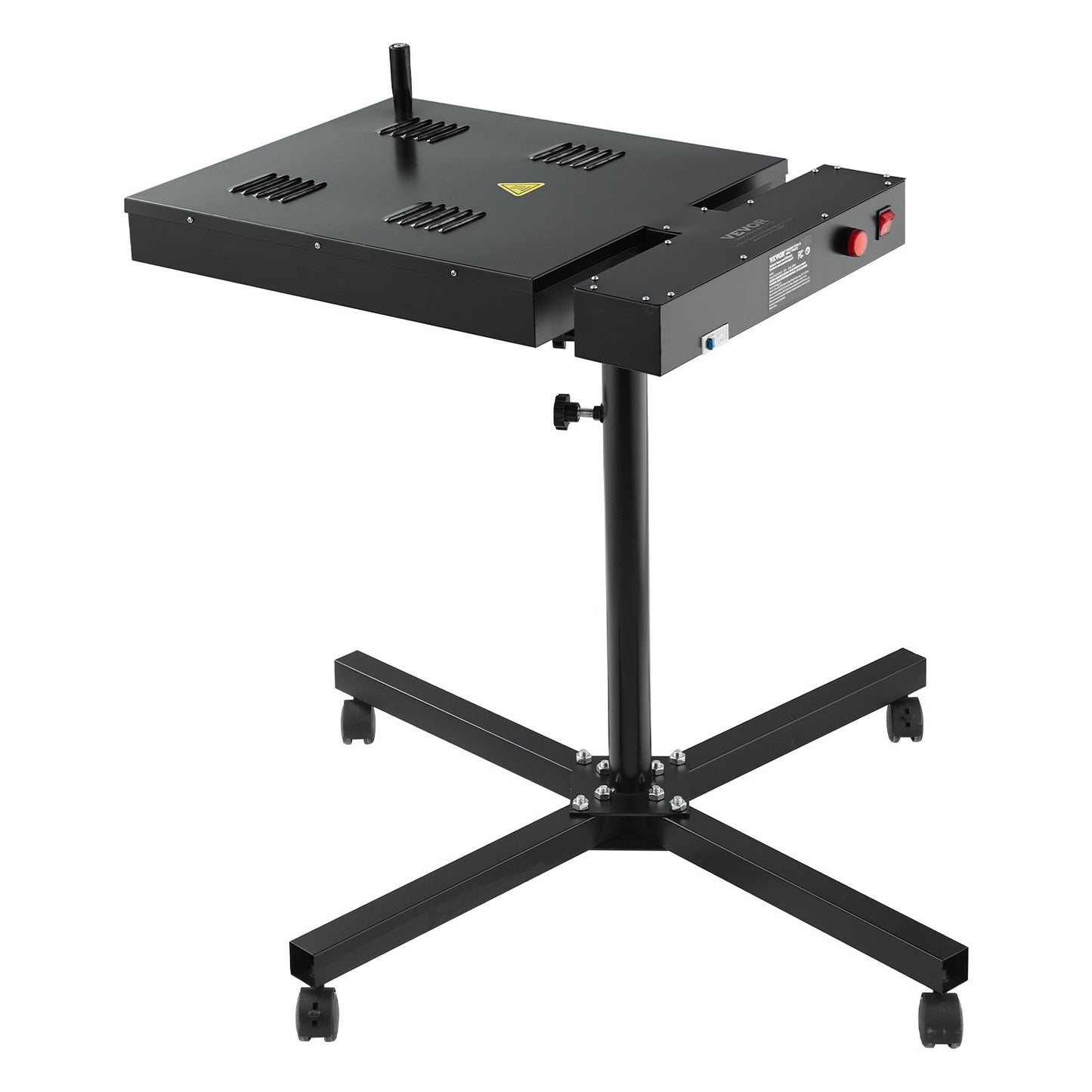 VEVOR Flash Dryer, 18 x 25 inch Flash Dryer for Screen Printing, High Power Silk Screen Printing Dryer with Height Adjustable Stand, 360° Rotation, X-Shaped Base, Steel T-Shirt Curing Machine