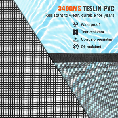 VEVOR Pool Fence 4 x 108 FT Removable Pool Fences for Inground Pools Outdoor