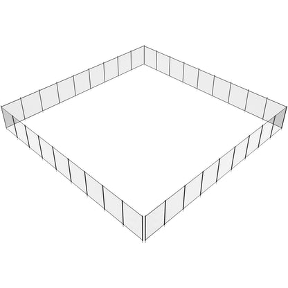 VEVOR Pool Fence 4 x 108 FT Removable Pool Fences for Inground Pools Outdoor