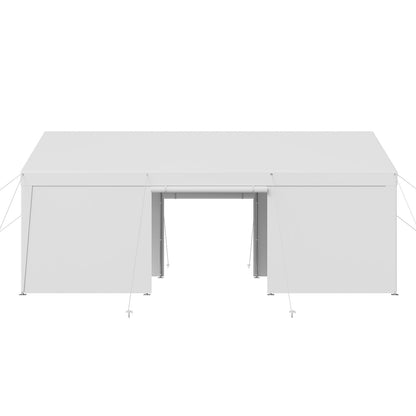 Carport Car Canopy 10x20FT Heavy Duty Car Shelter with Sidewalls White