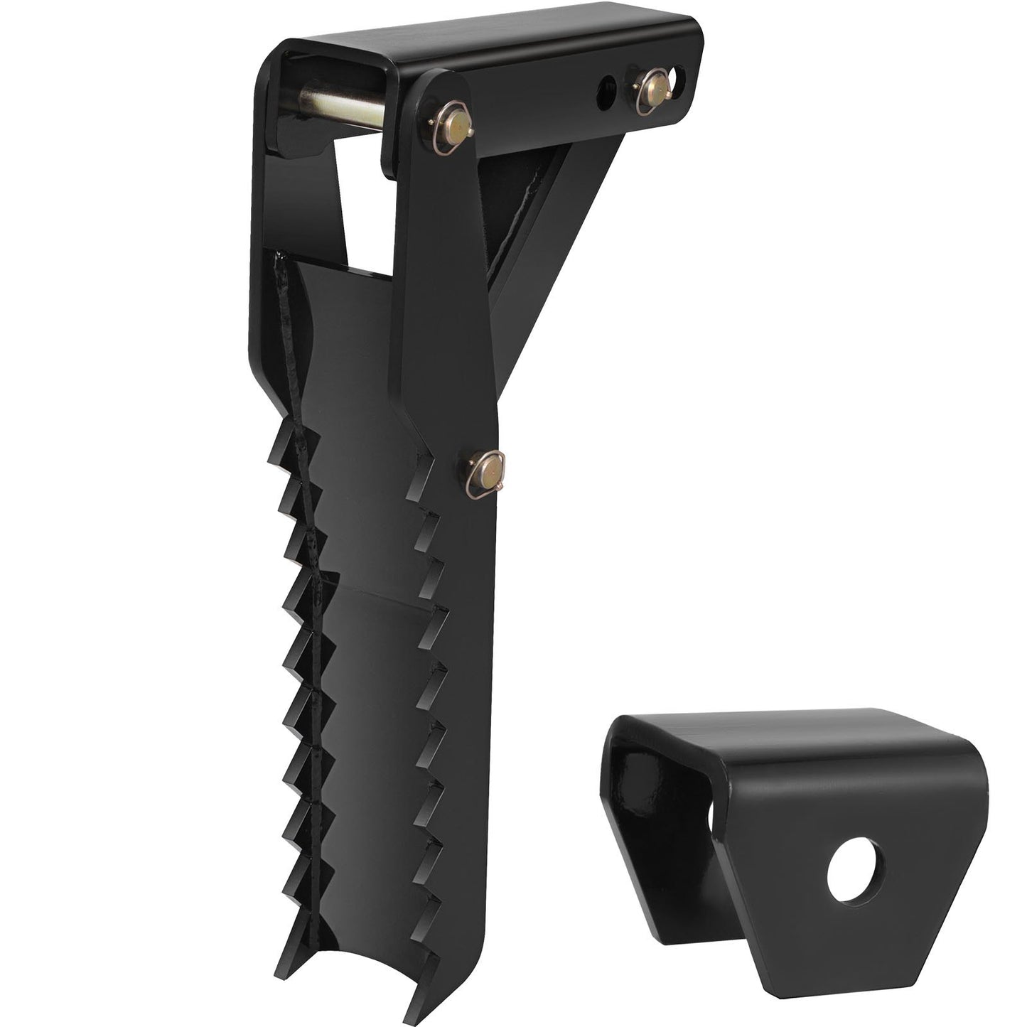 VEVOR Backhoe Excavator Thumb Attachments, 91.44 cm  Adjustable Extreme Weld On Backhoe Thumb Hoe Clamp 1.27 cm Inch Teeth Thick Steel Plate 16MM Assembly Bolt-On Design