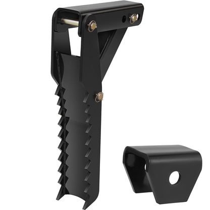 VEVOR Backhoe Excavator Thumb Attachments, 91.44 cm  Adjustable Extreme Weld On Backhoe Thumb Hoe Clamp 1.27 cm Inch Teeth Thick Steel Plate 16MM Assembly Bolt-On Design