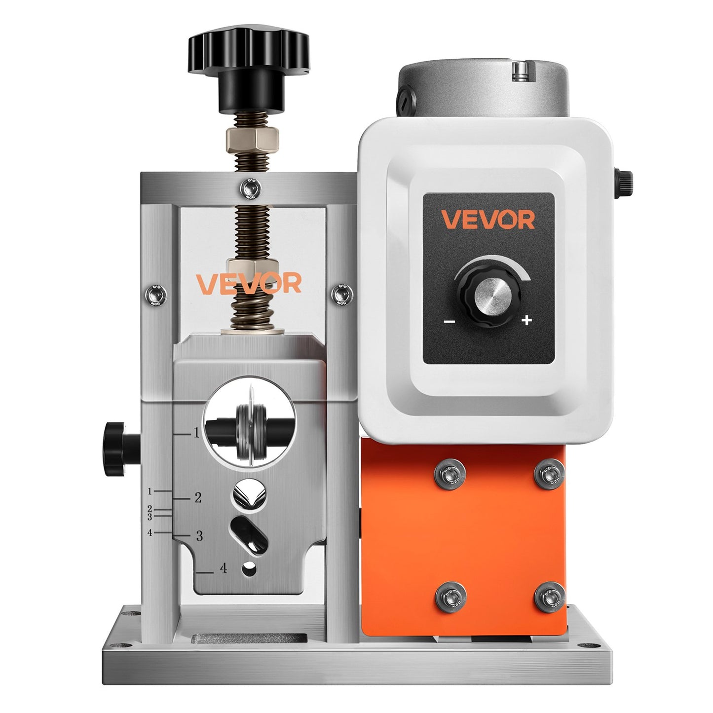VEVOR Electric Wire Stripping Machine, 1.5-40 mm, 400W Automatic Motorized Cable Stripper, 9.84 IPS (15 m/min) Wire Peeler with Alloy Blades, V-Shaped Rollers, Cooling Fan, for Scrap Copper Recycling