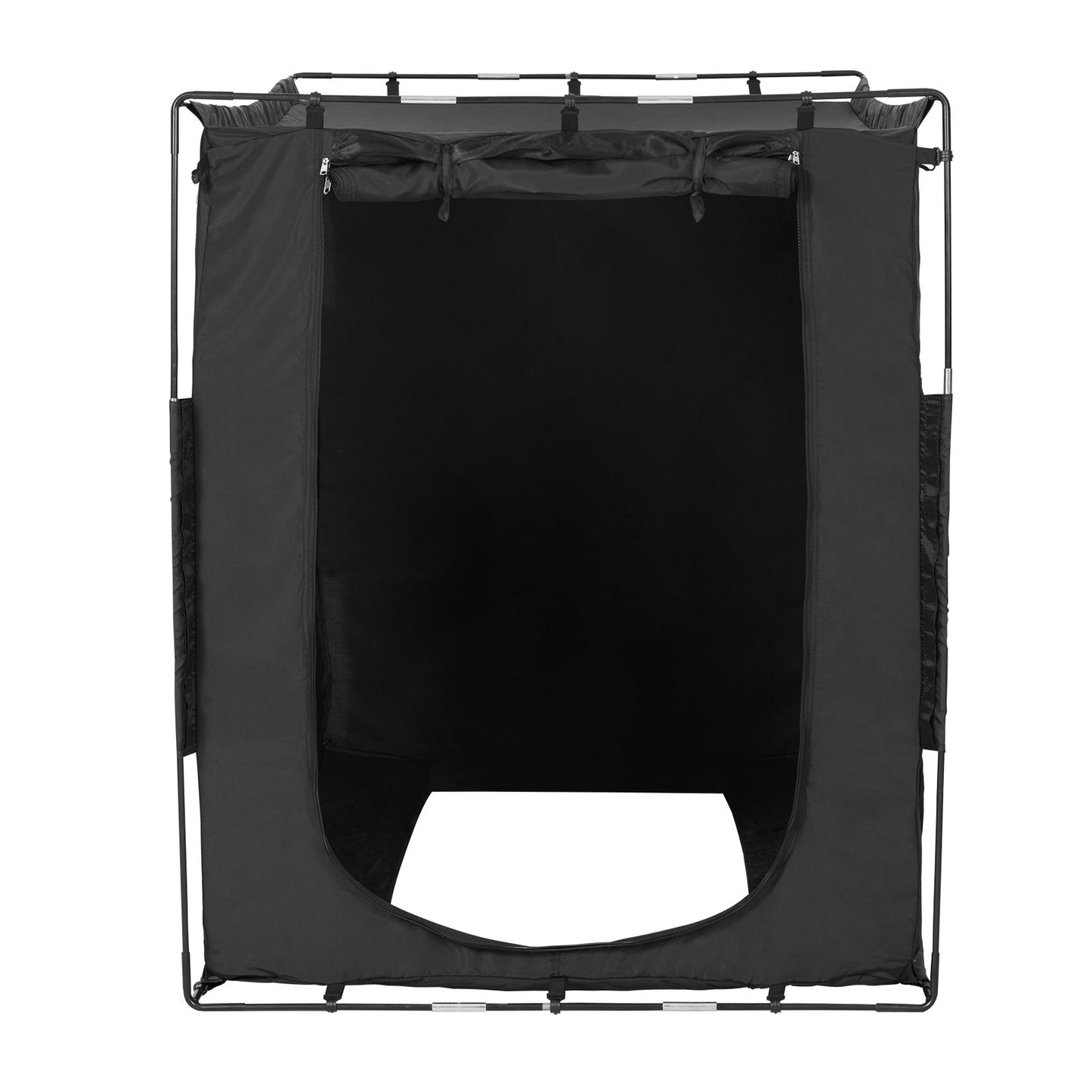 3 Doors Bed Tent Breathable Tent 70% Blackout with 9.5 mm Fiber Poles