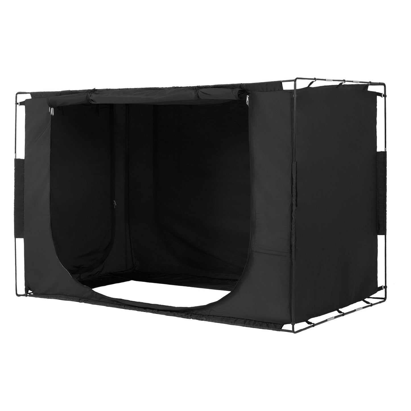 3 Doors Bed Tent Breathable Tent 70% Blackout with 9.5 mm Fiber Poles