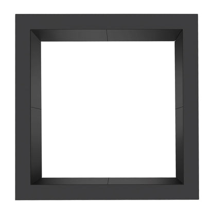 Fire Pit Ring, 42x42 in Outer/36x36 in Inner Diameter, 10inch Height Square Fire Pit Insert, Heavy Duty Carbon Steel Liner DIY Campfire Ring above or In-Ground, for Outdoor Camping, Bonfires