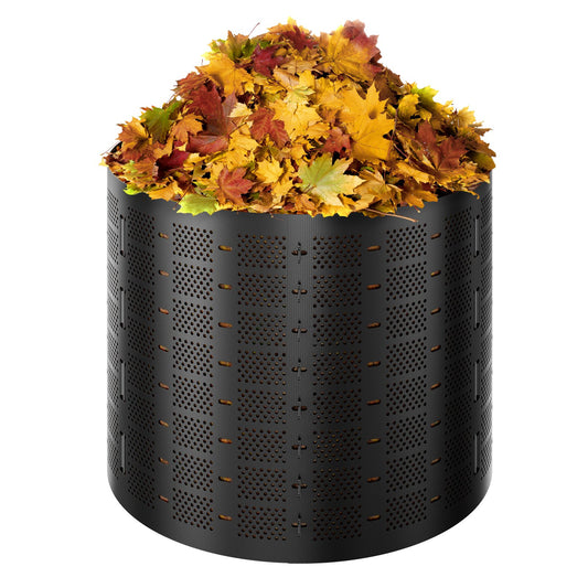 VEVOR Compost Bin 1000 L, Outdoor Expandable Composter, Easy to Setup & Large Capacity Composting Bin, Fast Creation of Fertile Soil