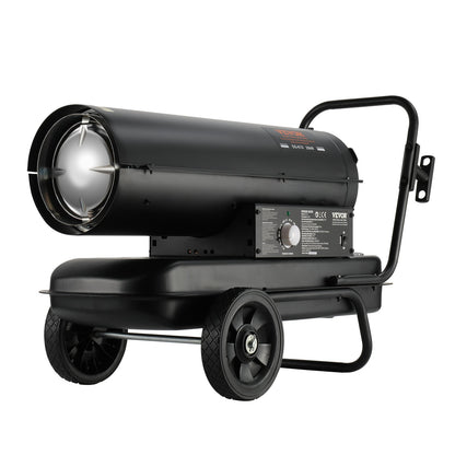 VEVOR Portable Kerosene Forced Air Heater 70000 BTU Indoor Outdoor Use 5gal Tank