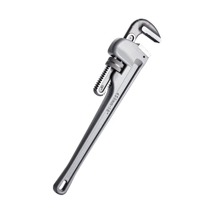 VEVOR 3-Piece Pipe Wrench Set, 10" 14" 18" Aluminum Straight Pipe Wrench, Adjustable Plumbing Wrench, with High Strength Jaw and Ergonomic Handle, Hangable Design, for Water Pipes, Automotive Repairs