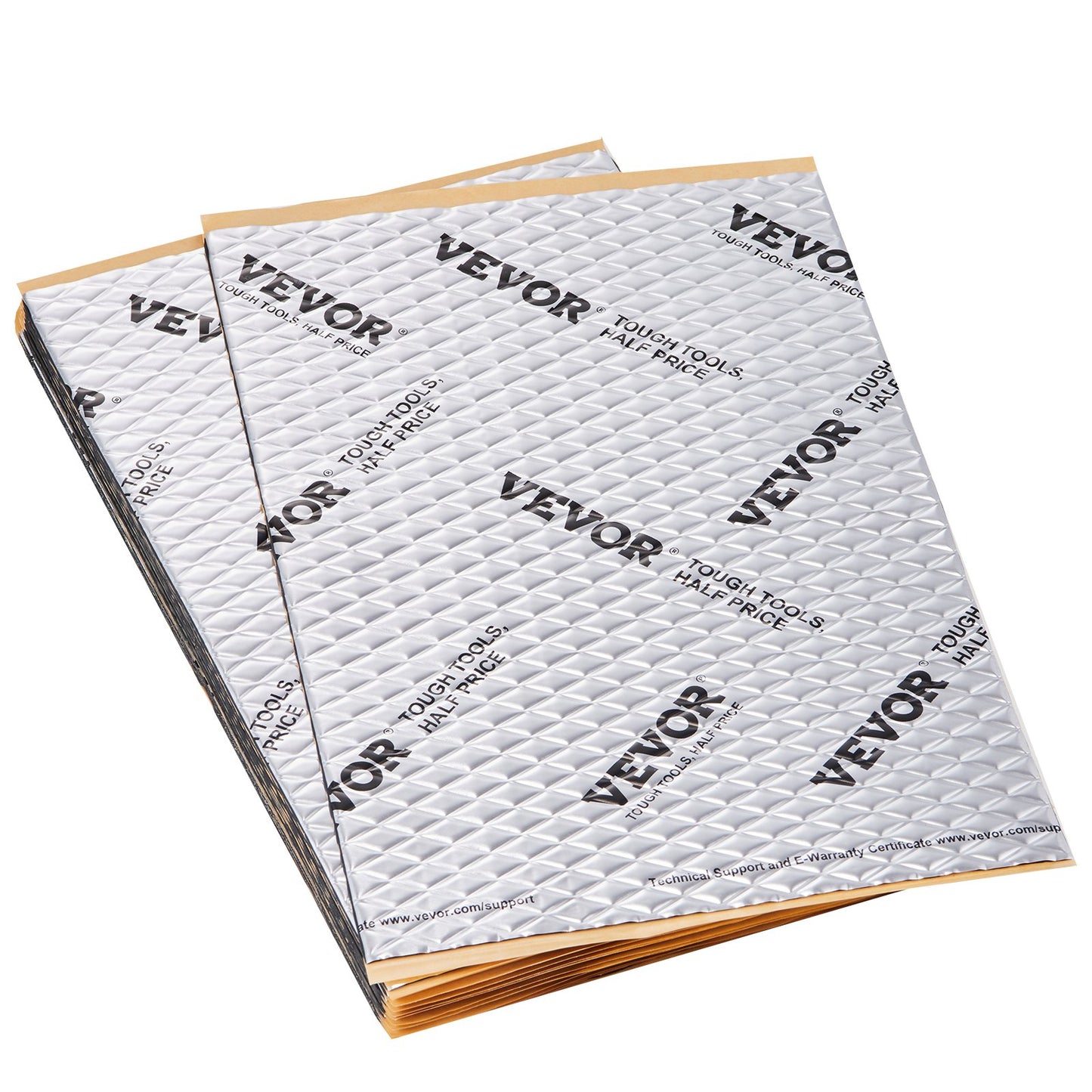 VEVOR Car Sound Deadening Mat, 50 mil 4.8sq.m Car Sound Dampening Material, Butyl Automotive Sound Deadener, Noise Insulation and Vibration Dampening Material for Car