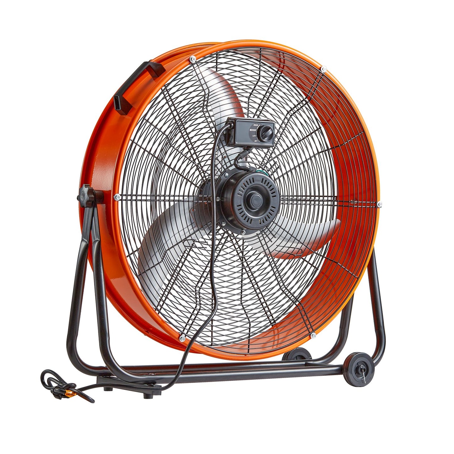 VEVOR Drum Fan 24 Inch High Velocity Industrial Use 3-Speed 8600CFM for Warehouse