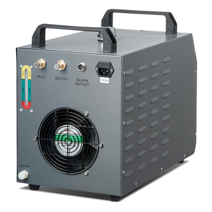 VEVOR Industrial Water Chiller, CW-3000, 80W Air-Cooled Industrial Water Cooler Cooling System with 12 L Water Tank Capacity 12 L/min Maximum Flow Rate, for Laser Engraving Machine Cooling Machine