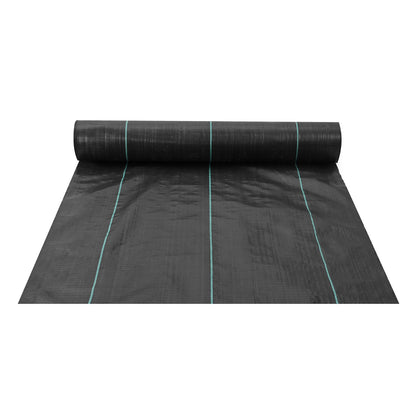 VEVOR Weed Barrier Landscape Fabric, 3.28*164FT Heavy Duty Garden Weed Fabric, Woven PP Weed Control Fabric, Driveway Fabric, Geotextile Fabric for Landscaping, Ground Cover, Weed Blocker Weed Mat