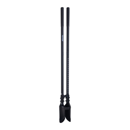 VEVOR Post Hole Digger, Heavy Duty Post Hole Digger with Fiberglass Handle, Manual Hole Digger with Scale Markings and Metal Blade, Post Hole Digger Tool for Digging Gardening and Outdoors, 1460 mm