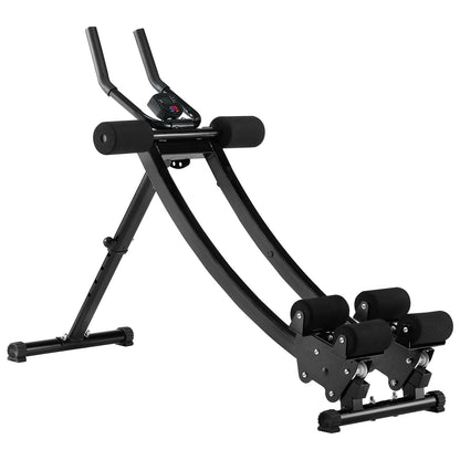 VEVOR AB Workout Machine Equipment Home Gym Core Abdominal Trainers Dual-track