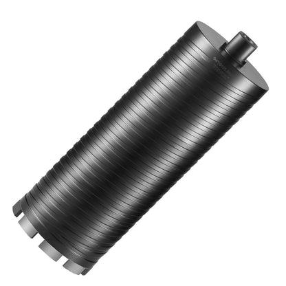 VEVOR Core Drill Bit, 4" Wet/Dry Diamond Core Drill Bits for Brick and Block, Concrete Core Drill Bit with Pilot Bit Adapter and Saw Blade, 9.5" Drilling Depth, 5/8"-11 Inner Thread, Laser Welding