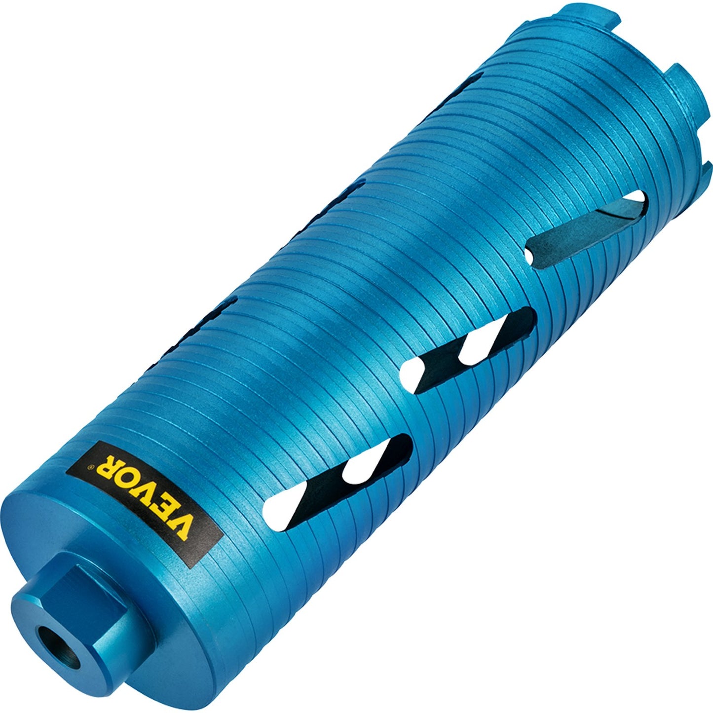 VEVOR Dry Core Drill Bit,  88.9 mm Diameter 11 Threaded, 241.3mm Depth Diamond Coring Bore Tool with a Pilot Bit &  Blade, Masonry Hole Saw Bits for Hard Concrete Brick