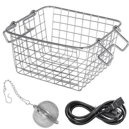 VEVOR Ultrasonic Cleaner 2L Jewelry Cleaning with Digital Timer Ultrasonic Cleaning Machine for Jewellery Rings Watches Eyeglasses Dentures Coins Metal Parts Commercial and Home Use