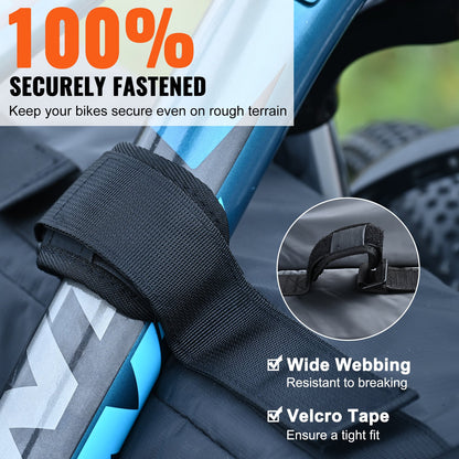 VEVOR 53-inch Tailgate Pad 5-Bike Pickup Truck Bed Tailgate Pad Protector Cover