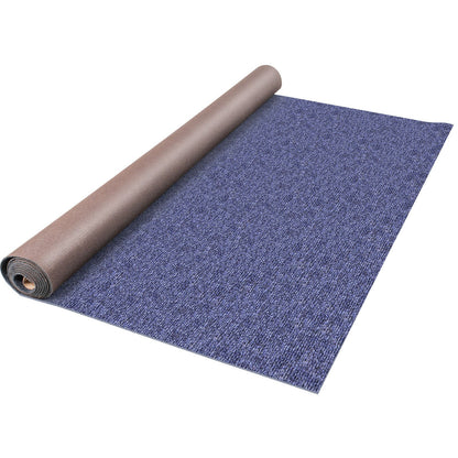 VEVOR Deep Blue Marine Carpet 6 ft x 52.5 ft Marine Carpeting Marine Grade Carpet for Boats with Waterproof Back Outdoor Rug for Patio Porch Deck Garage Outdoor Area Rug Runner Non-Slide Porch Rug