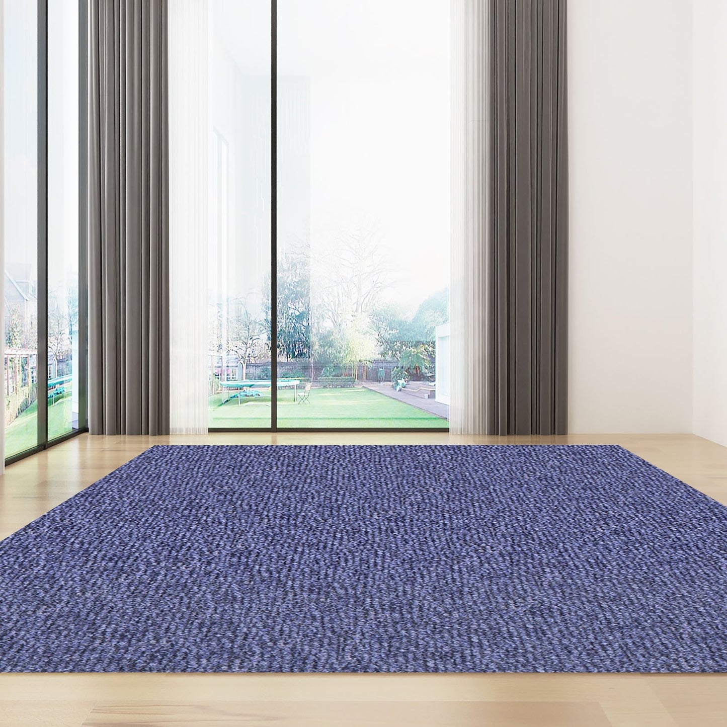 VEVOR Deep Blue Marine Carpet 6 ft x 29.5 ft Marine Carpeting Marine Grade Carpet for Boats with Waterproof Back Outdoor Rug for Patio Porch Deck Garage Outdoor Area Rug Runner Non-Slide Porch Rug, 1.8x9m