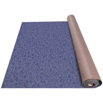 VEVOR Deep Blue Marine Carpet 6 ft x 29.5 ft Marine Carpeting Marine Grade Carpet for Boats with Waterproof Back Outdoor Rug for Patio Porch Deck Garage Outdoor Area Rug Runner Non-Slide Porch Rug, 1.8x9m
