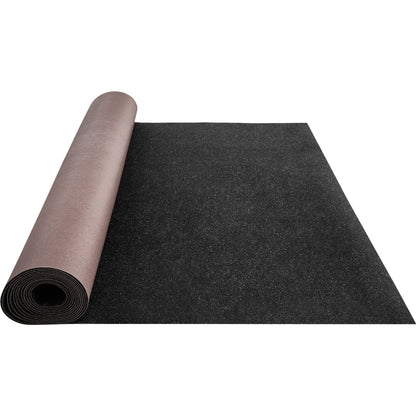 VEVOR Marine Carpet, 6 x 23 ft Boat Carpeting, Charcoal Black Marine Grade Boat Carpet, Indoor/Outdoor Marine Carpeting with Water-proof TPR Backing, Water-proof Carpet Roll for Home, Patio, Porch, De