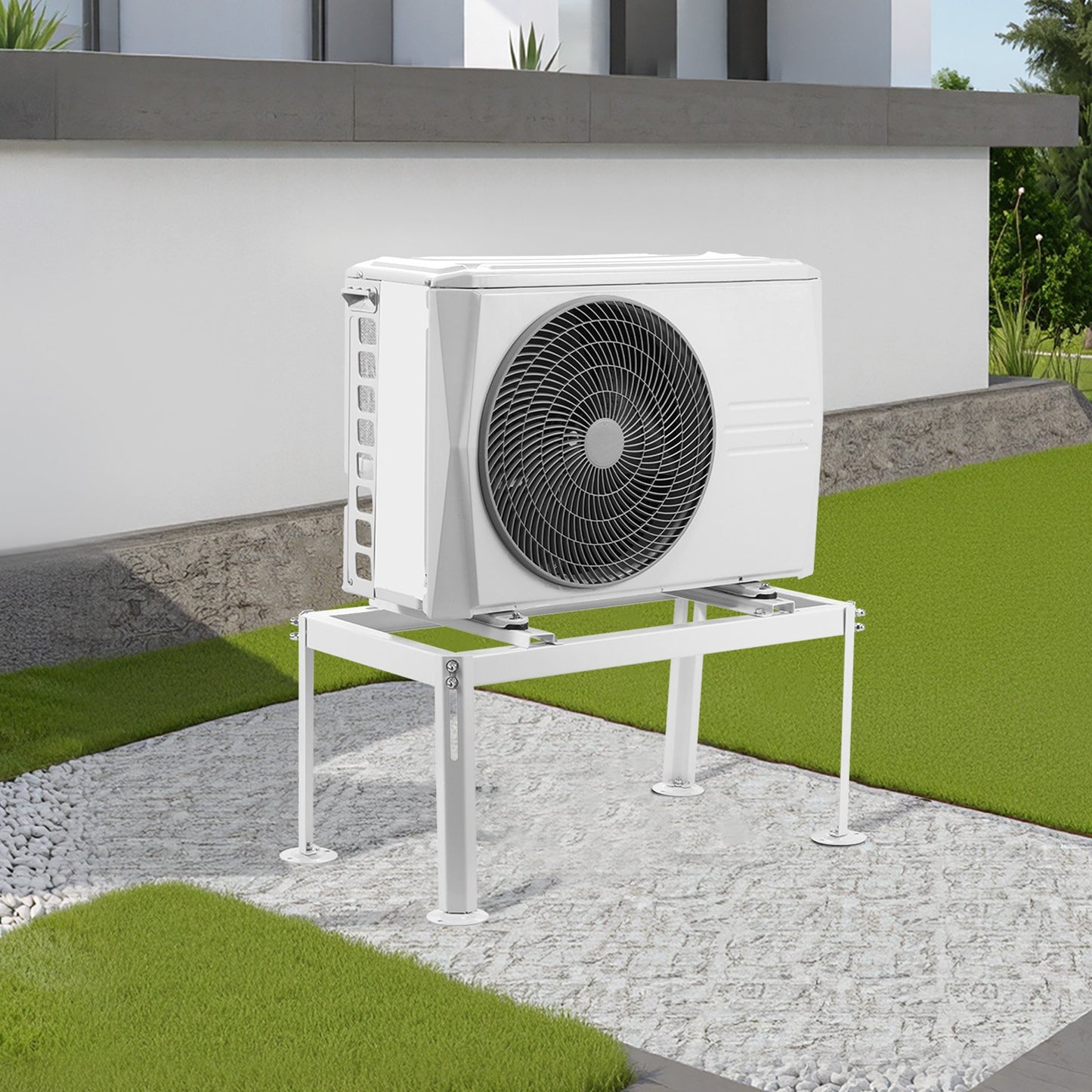 VEVOR Mini Split Ground Stand Adjustable for 9000-24000 BTU 200kg Load