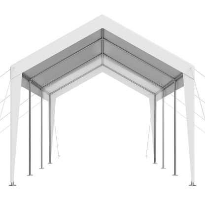 Carport Car Canopy 10 x 20 FT Heavy Duty Portable Car Shelter Tent White