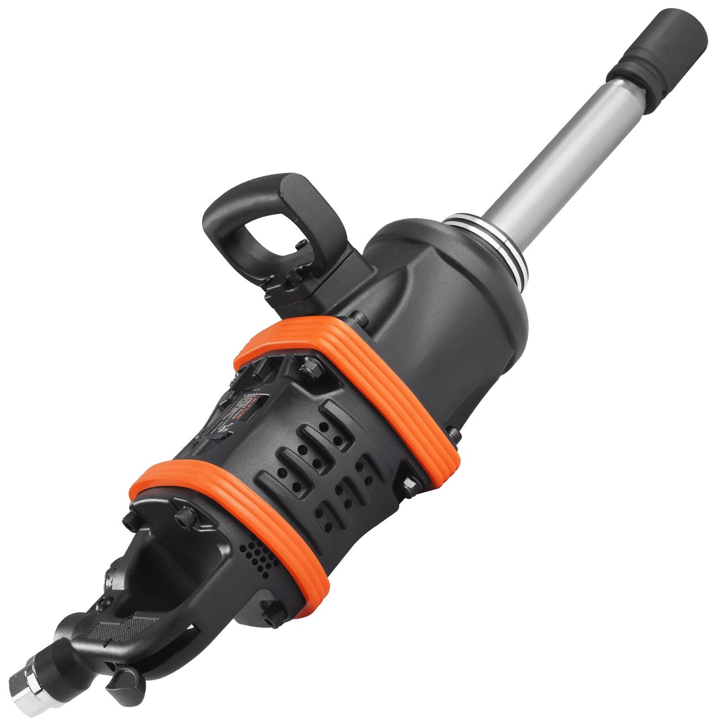VEVOR 1 Inch Air Impact Wrench, Up to 5175 ft-lbs Beast Reverse Torque Output Pneumatic Impact Gun w/ 8 Inch Extended Anvil for Repairs_nd_aintenance of Heavy Duty Machinery / Semi-Truck / Bus