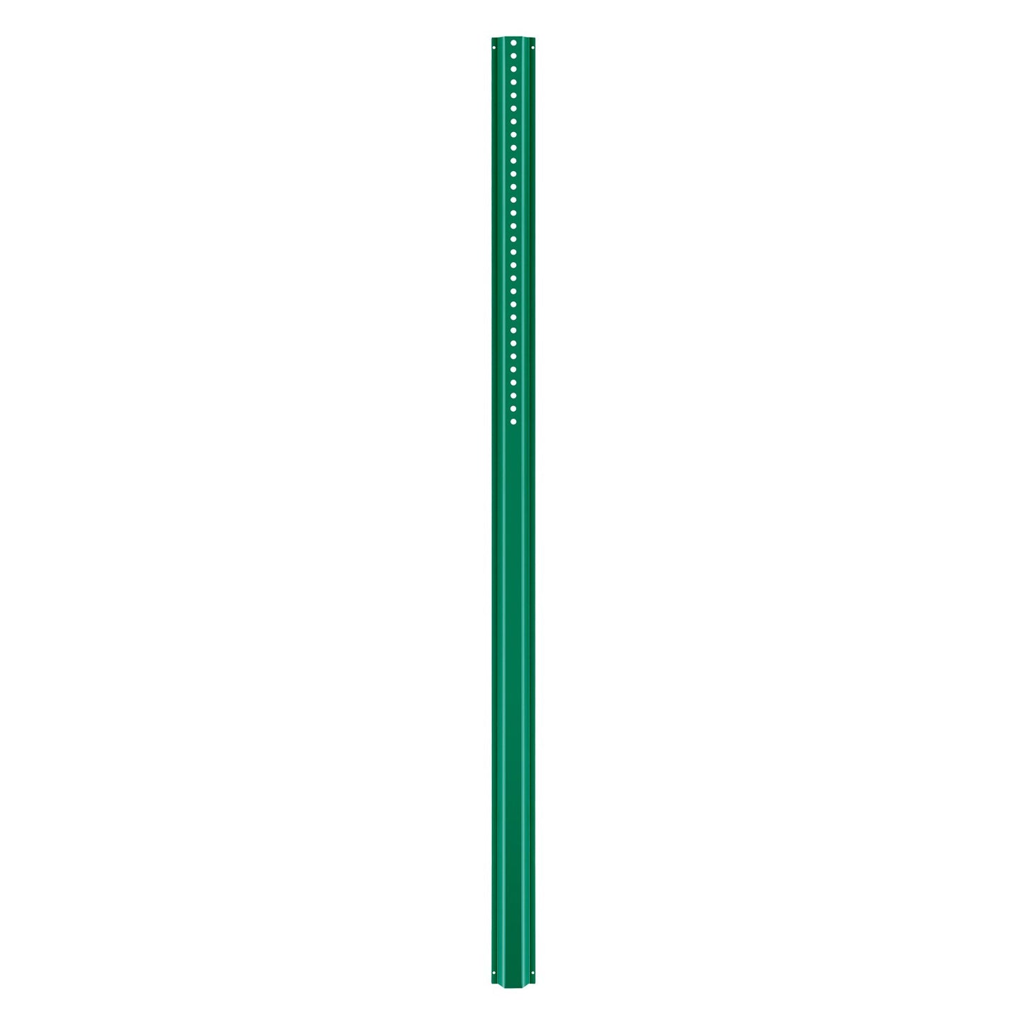 VEVOR 6FT U-Channel Sign Post, 4Pack Green Heavy Duty Steel Fixed Fence Post, Steel Fence U-Channel Sign for Garden, Courtyard, Farm or Traffic Intersection