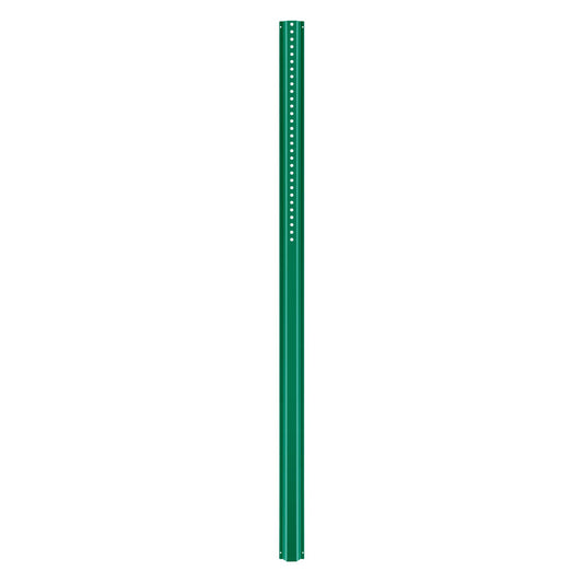VEVOR 6FT U-Channel Sign Post, 4Pack Green Heavy Duty Steel Fixed Fence Post, Steel Fence U-Channel Sign for Garden, Courtyard, Farm or Traffic Intersection