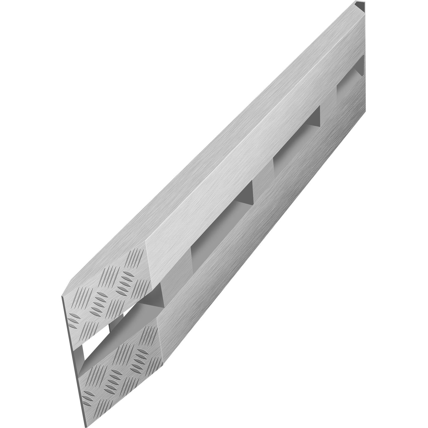 VEVOR 60' X 12' X 2.5'Aluminum Trailer Ramps 6000LBS Total Beavertail Hook End 1 Pair 2 Ramps