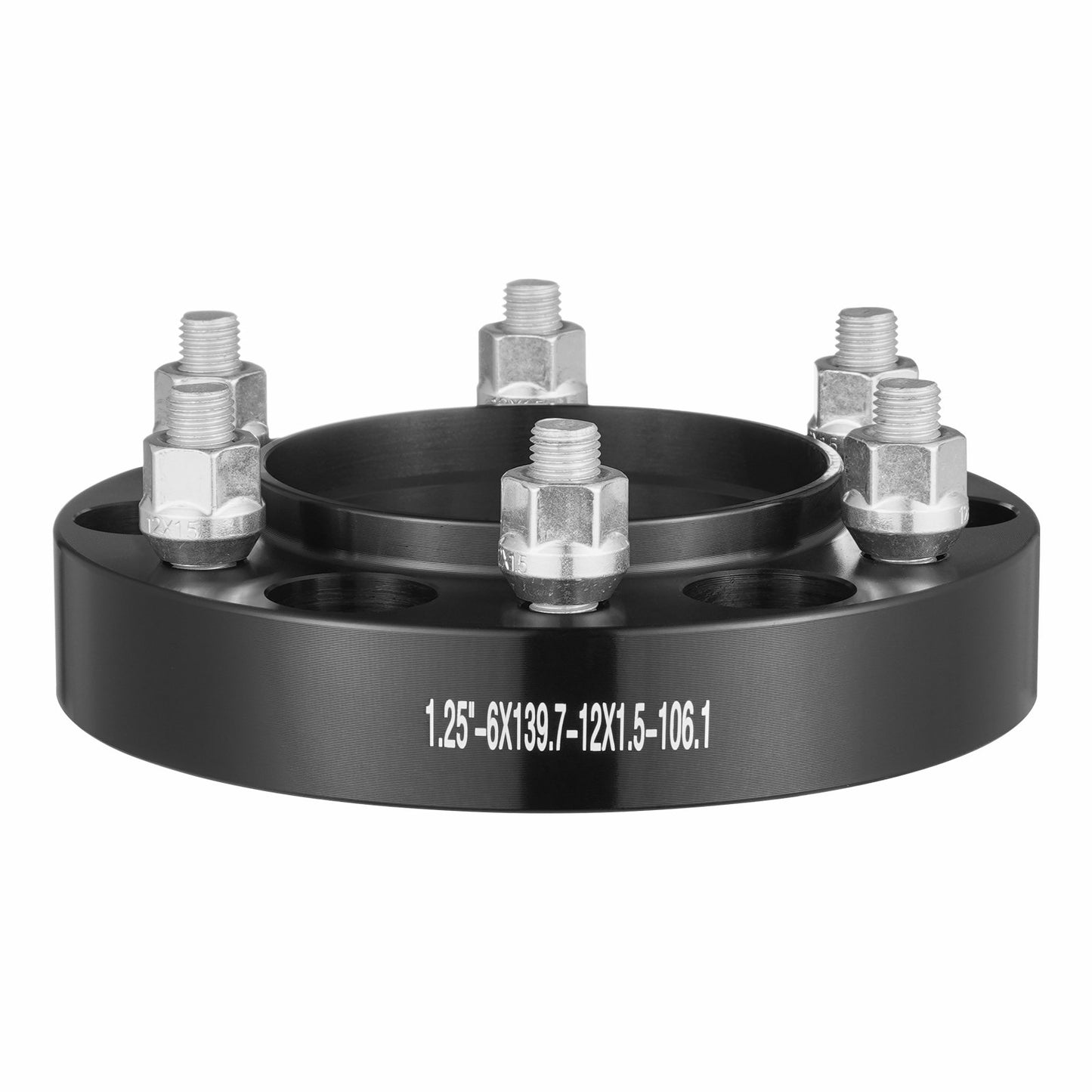 VEVOR 1.25" 6"x5" Wheel Spacers Wheel Adapters 6 Lug Forged Spacer 4 PCS Blue