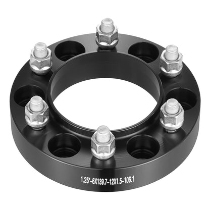 VEVOR 1.25" 6"x5" Wheel Spacers Wheel Adapters 6 Lug Forged Spacer 4 PCS Blue
