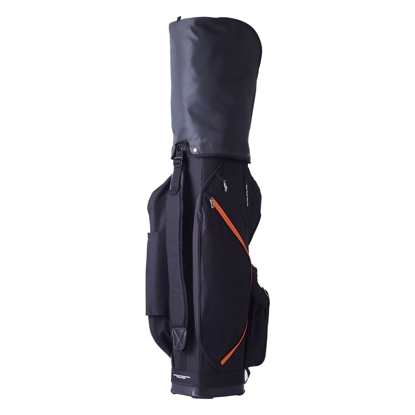 VEVOR Golf Cart Bag with 14 Way Organizer Divider Top, 36” 13 Pockets Premium Cart Bag, Durable 600D Polyester Fabric Golf Bags with Handles & Dust Cover & Detachable Straps for Men & Women, Black & Orange