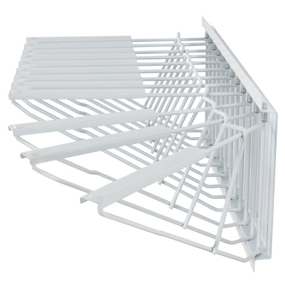 VEVOR Wall Mount Blueprint Storage Rack Blueprint Holder with 12 Pivot Brackets