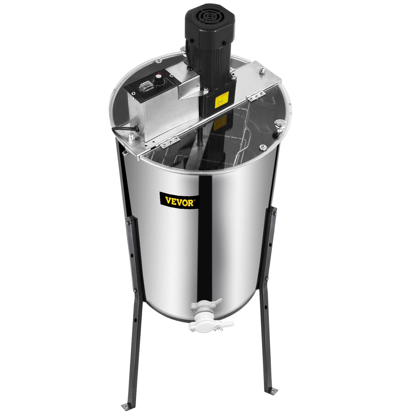 Vevor Brand New Large Two 2  Frame Stainless Steel  Electric Honey Extractor