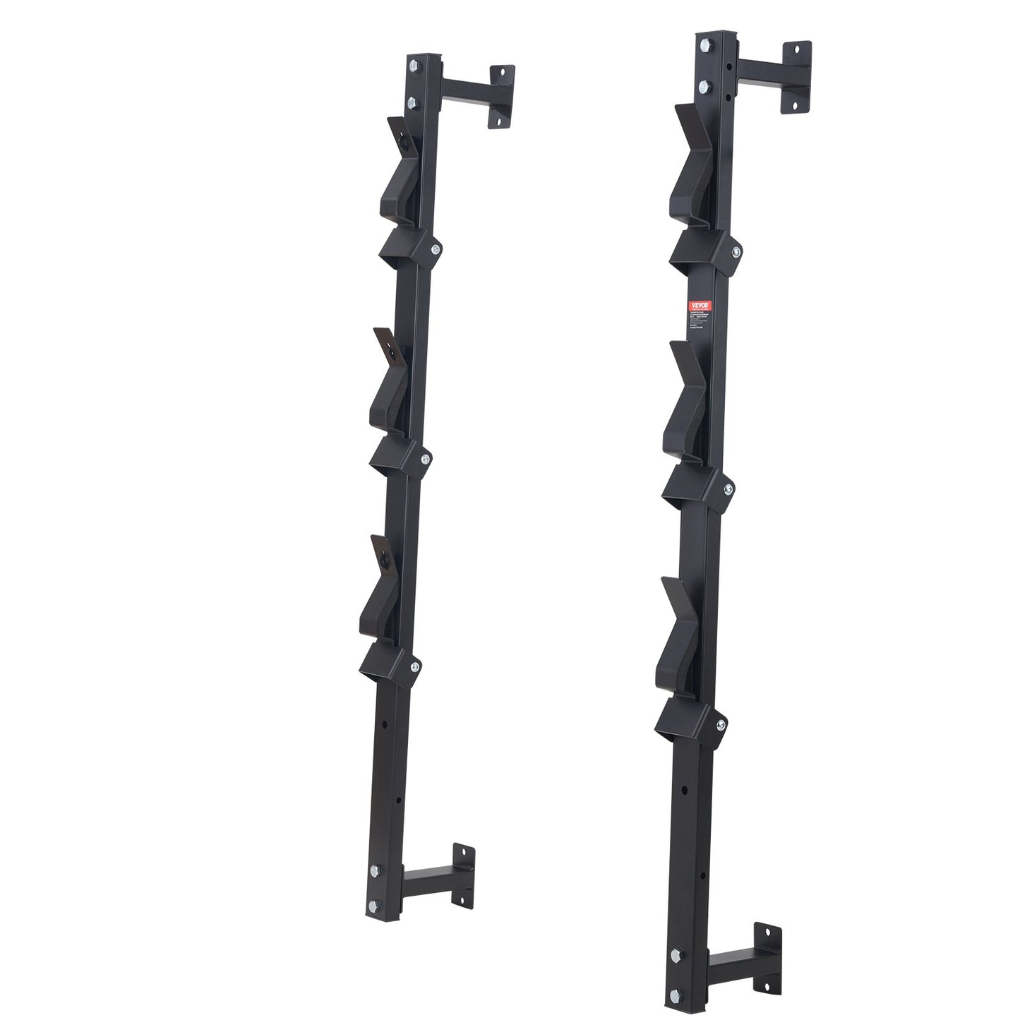 VEVOR 3-Place Weeder Trimmer Rack Holder for Open Landscape Trailer Lockable