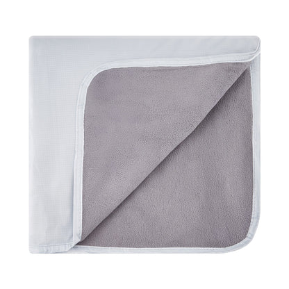 VEVOR Camping Blanket 2 m x 1.5 m Wearable Warm Stadium Blanket Light Grey.