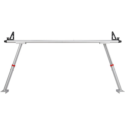 VEVOR Truck Rack, 363lbs Capacity, 19-34in Adjustable Height, Aluminum Ladder Rack for Truck with 8 Non-Drilling C-clamps, Heavy Duty Truck Bed Rack Two-Bar Set for Kayak, Surfboard, Lumber, Ladder