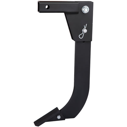 VEVOR Hitch Mounted Ripper, 40.6cm Shank Length Box Scraper Shank, 4 Hole Site Box Blade for Tractor, 2 Locating Pins Ripper Shank, 2 Plough Tips Box Blade Shank Teeth