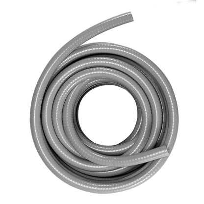 VEVOR 25.4 mm Flexible Electrical Conduit, 30.5 m, PVC Liquid-Tight Conduit Non-Metallic with 5 Straight and 5 90-Degree Conduit Connector Fittings, for Air Conditioning Motor Controller Pump, IP65