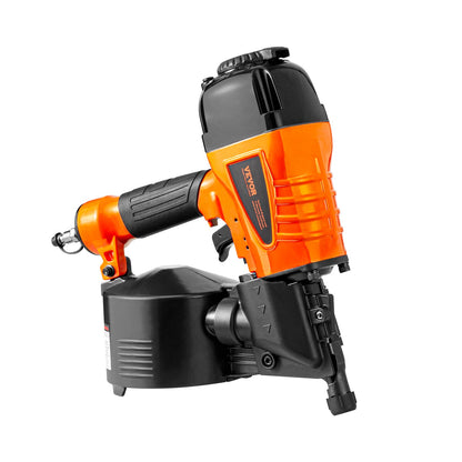 VEVOR CN65 Coil Siding Nailer 32mm to 63mm 15 Degree Pneumatic Nail Gun