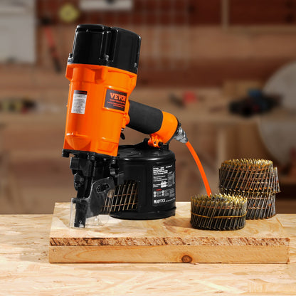 VEVOR CN83N Coil Siding Nailer 50mm to 83mm 15 Degree Pneumatic Nail Gun