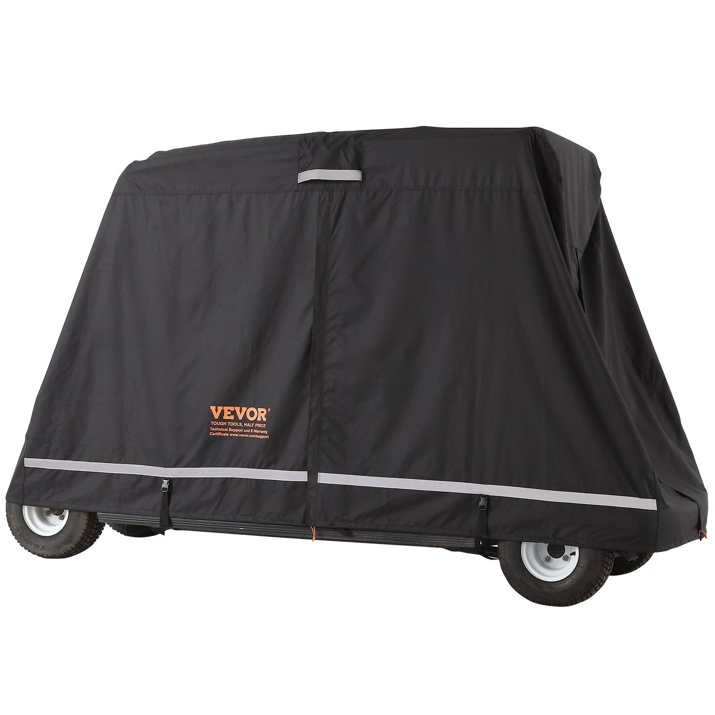 VEVOR 4 Passenger Golf Cart Cover 600D Polyester Waterproof Cover Universal Fits